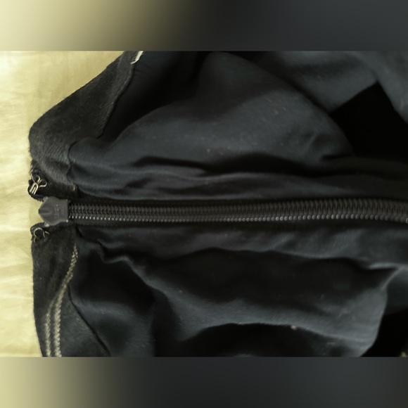 Stripped Abercrombie & Fitch pinstriped mini skirt with tie size XS - Picture 5 of 5